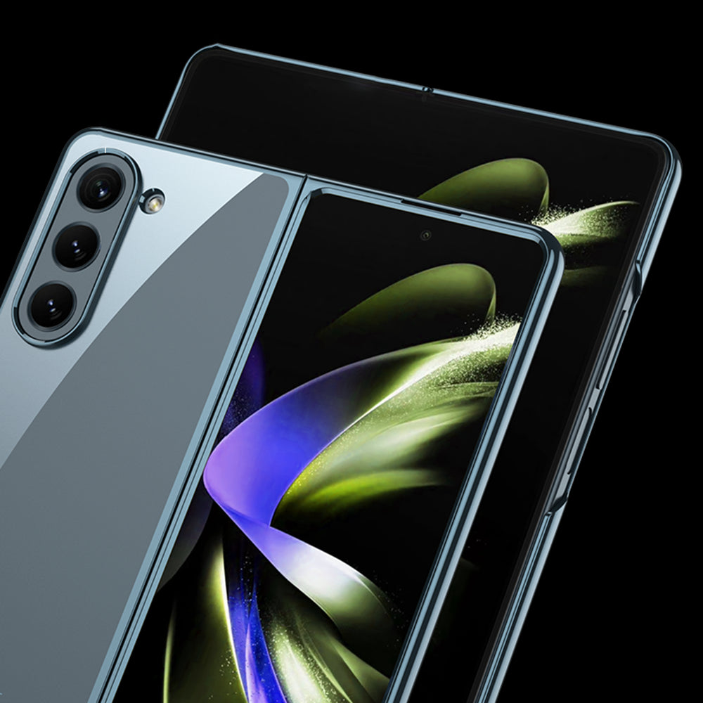 Pouzdro na telefon GKK Hard PC pro Samsung Galaxy Z Fold5 5G s galvanickým pokovováním Ultra Clear Anti-Drop Phone Cover Pouzdro na telefon GKK Hard PC pro Samsung Galaxy Z Fold5 5G s galvanickým pokovováním Ultra Clear Anti-Drop Phone Cover